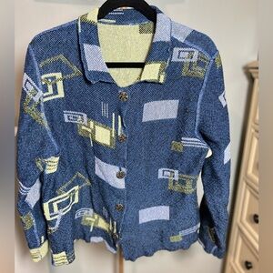 Jacket Inside Out Fits like a size Medium.